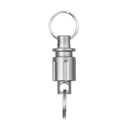 Titanium Quick Release Keychain, Retractable Key Chain Detachable Keychain Clip,360°Pull Apart Key Rings