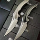 Rike Knife New Lamella Folding knife M390 Pocket Knife Titanium Knife Black DLC