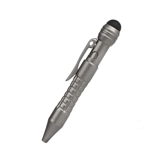 TACRAY Titanium Bolt Action Mini Pen Electrofusion Stylus Pen Mini Keychain Pen B