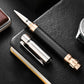 Tactical Pen Brass Pen With Carbon Elements / Gift Ballpoint Pen, Titanium Pen Yellow-Black
