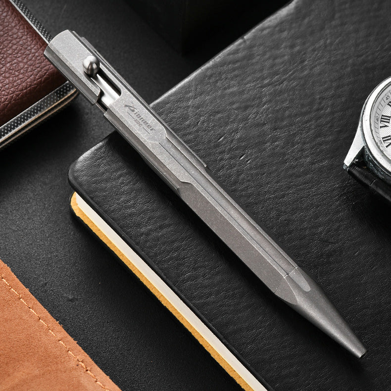 Tactical Pen Titanium alloy Pen bolt Pen Writing Pen ZSB018（Stone wash）