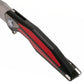 Rike Knife Folding Knife Tulay G10 Handle 154CM Blade Red & Black